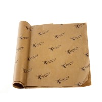 Custom printed logo gift flower brown kraft tissue wrapping paper for clothes/ gift packaging